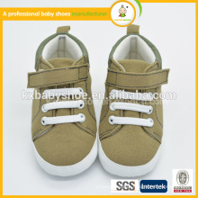 Criança infantil infantil pequena criança garota mola sola macia sapatilha lona atacado sapatos de bebê